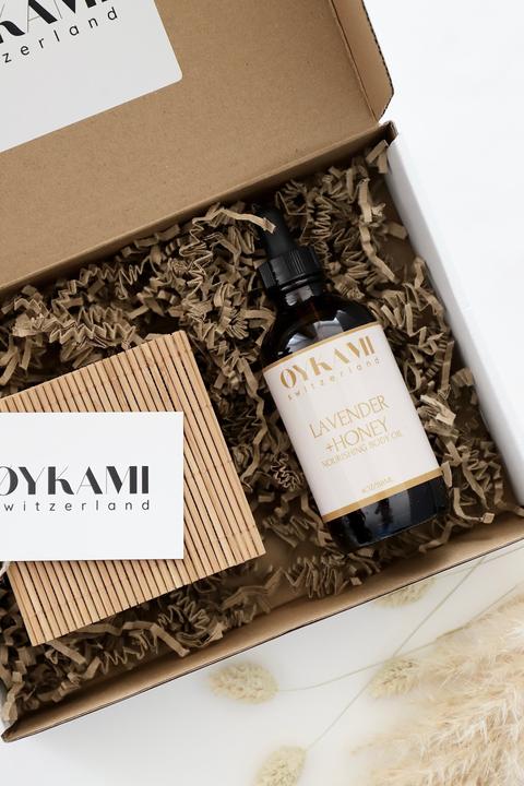 Image du produit Oykami Coffret cadeau Huile pour le corps Lavender and Honey (Set soin du corps)