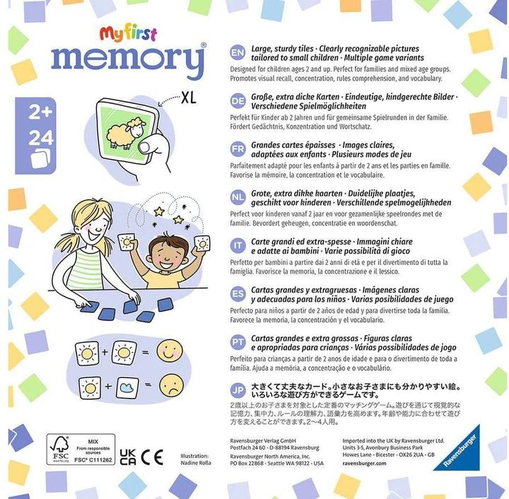 Produktbild Ravensburger My First memory? Meine Lieblingssachen (Multilingual)