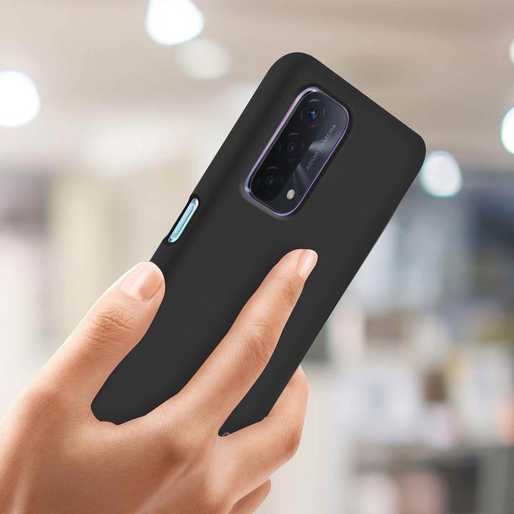 Produktbild OPPO Silikon-Hardcover black (Oppo A74 5G)