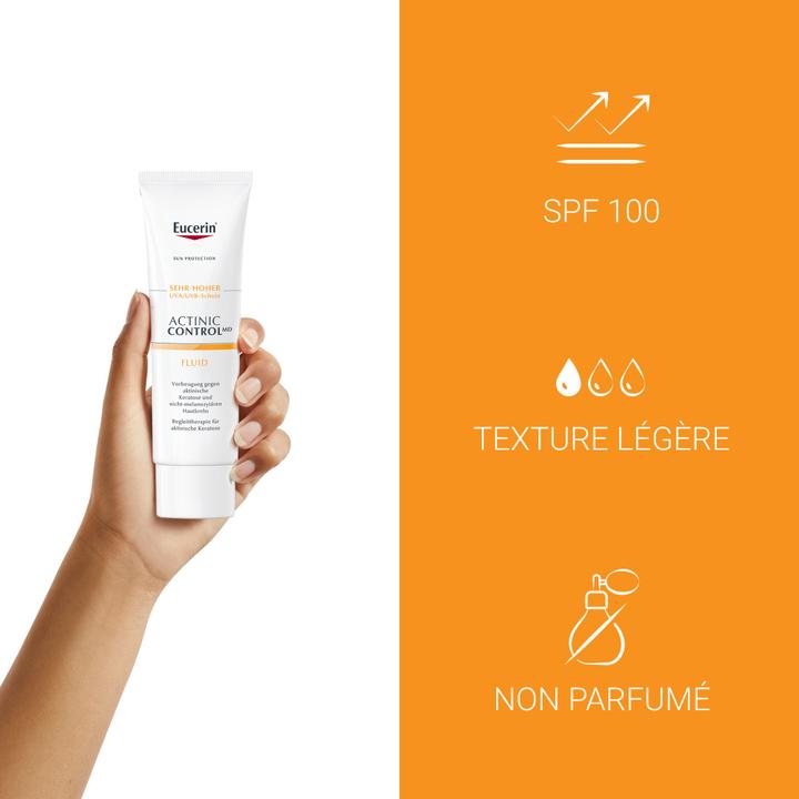Produktbild Eucerin SUN ACTINIC CONTROL MD Fluid LSF 100 (Sonnencreme, 80 ml, 115 g)