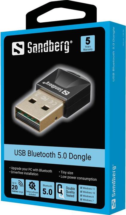 Image du produit Sandberg Dongle USB Bluetooth 5.0 (Récepteur)