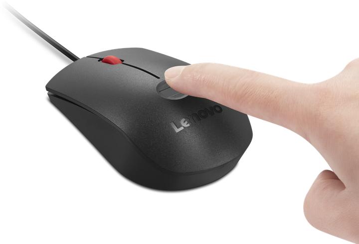 Produktbild Lenovo Fingerprint Biometric USB Mouse Gen3 (Kabelgebunden)