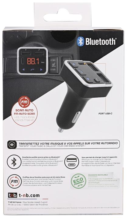 Actual product image T'nB TNB FMCT07V2 3 in 1 Bluetooth FM transmitter