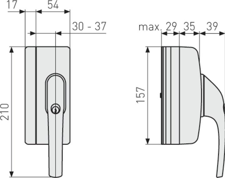 Produktbild Abus FO400N W B/DFNLI