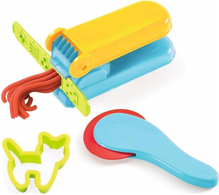 Actual product image Djeco Large kneading set (4 colours, 15 tools)