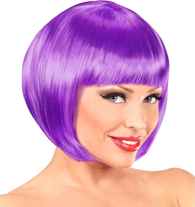 Image du produit Widmann Perruque Bob violette