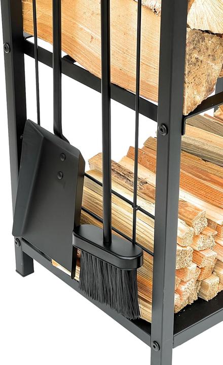 Image du produit DanDiBo Kaminholzregal mit Besteck