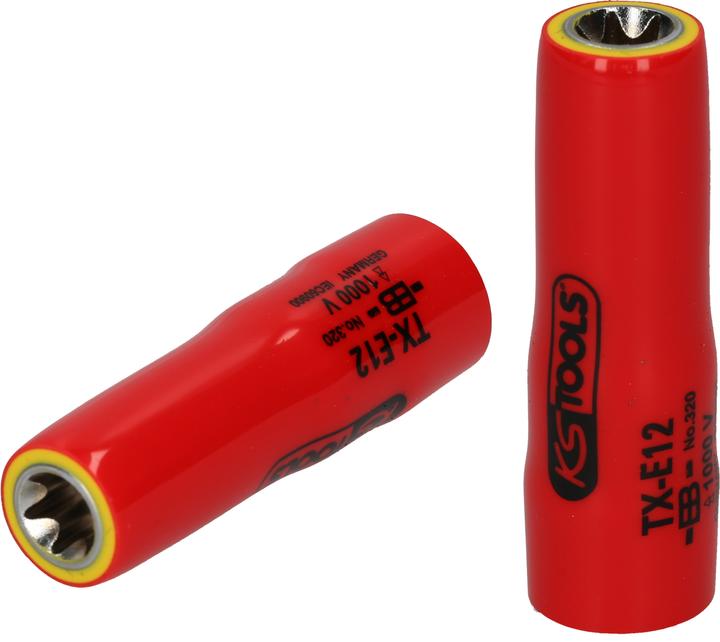 Produktbild KS Tools 3/8" Torx-E-Stecknuss mit Schutzisolierung, E10, lang (3/8")