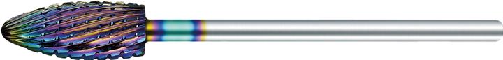 Actual product image Promed Hard alloy bit large round cone, Rainbow series
