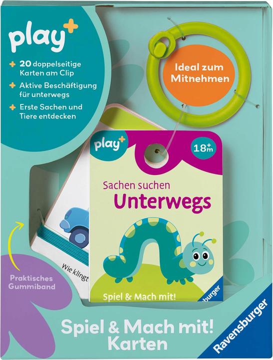Immagine prodotto Ravensburger Gioca e partecipa al gioco! Carte: Cerca le cose: in movimento - Schede attività per (Tedesco)