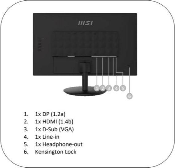 Actual product image MSI PRO MP242A (1920 x 1080 pixels, 23.80")