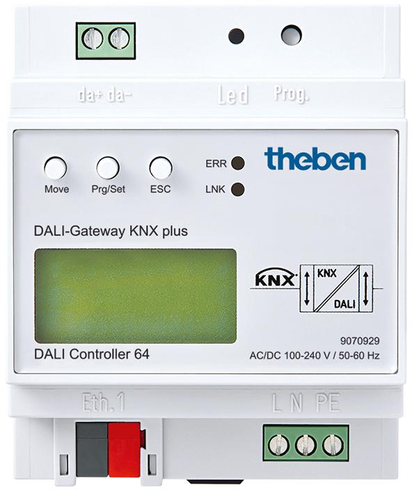 Actual product image Theben DALI gateway KNX plus for