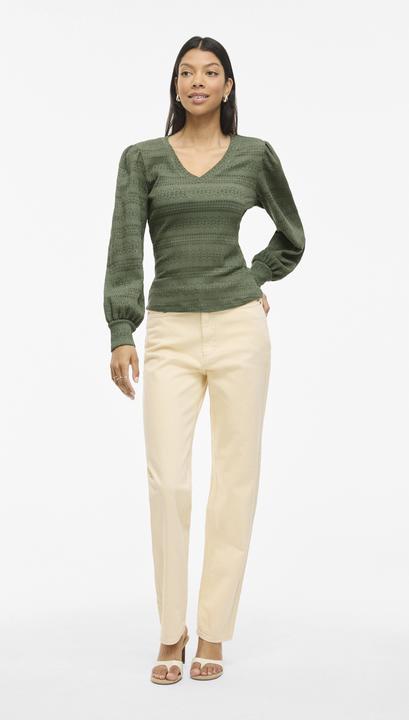 Immagine prodotto Vila V-Ausschnitt Oberteil mit langen Ärmeln (S)