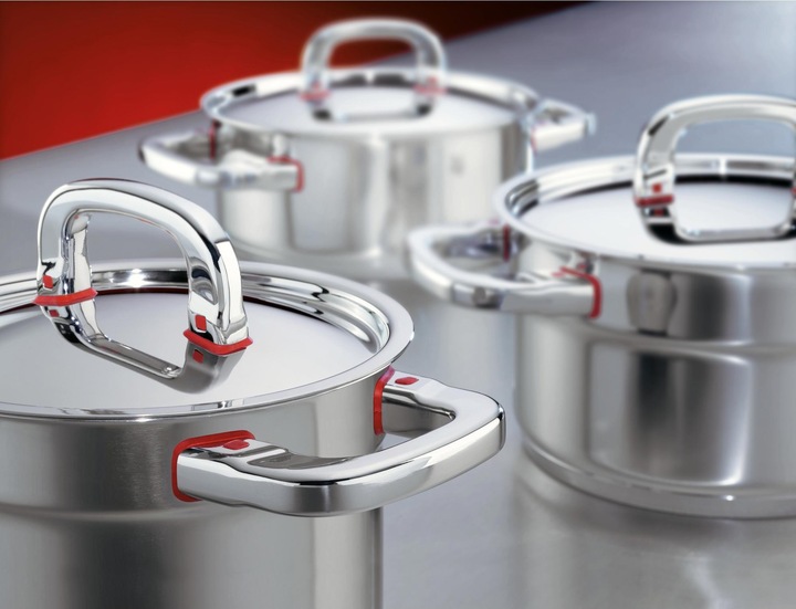Actual product image WMF Cooking Pot Induction Meat Pot 20cm Pot 3,3l Lid PremiumOne Stainless Steel (20 cm, Pot, Stainless steel)