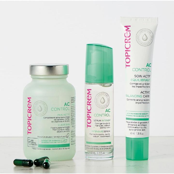 Produktbild Topicrem AC Control Intensive Serum Anti-Blemish Sebum Regulator and Residual Marks 32ml (30 ml)