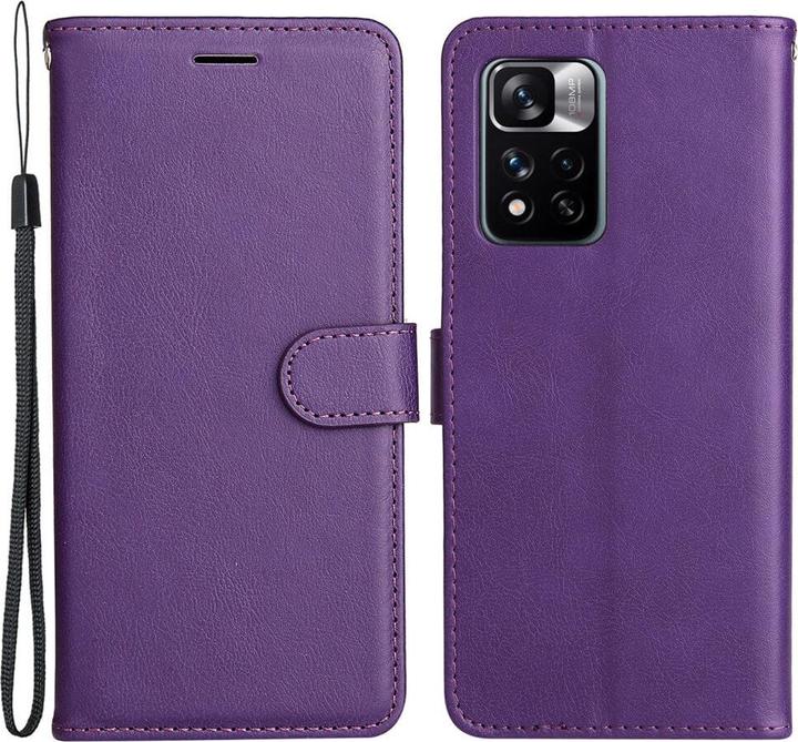 Produktbild Cover-Discount Xiaomi Redmi Note 11 Pro+ - Leder Etui Hülle violett (Xiaomi Redmi Note 11 Pro+)