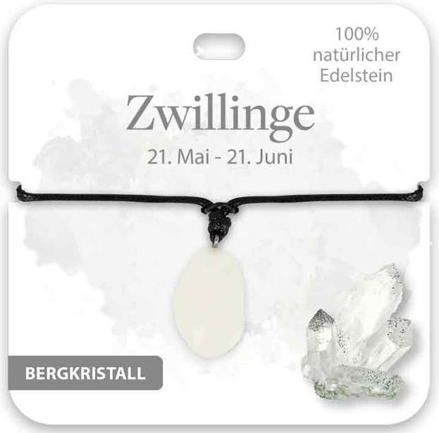 Produktbild BB Klostermannn Kette Edelstein Bergkristall Zwillinge