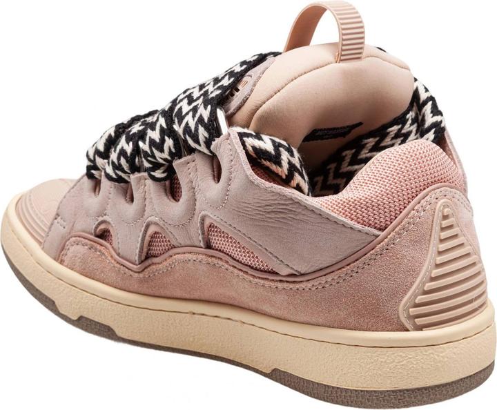 Produktbild Lanvin curb sneakers in white and pink leather (40)