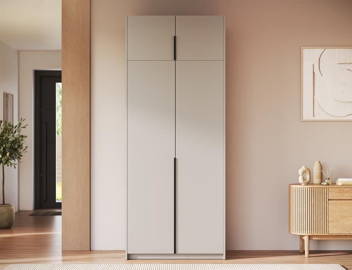 Produktbild ADRK Furniture Bregma II Drehtürenschrank mit Aufsatz (100 x 58 x 250 cm)