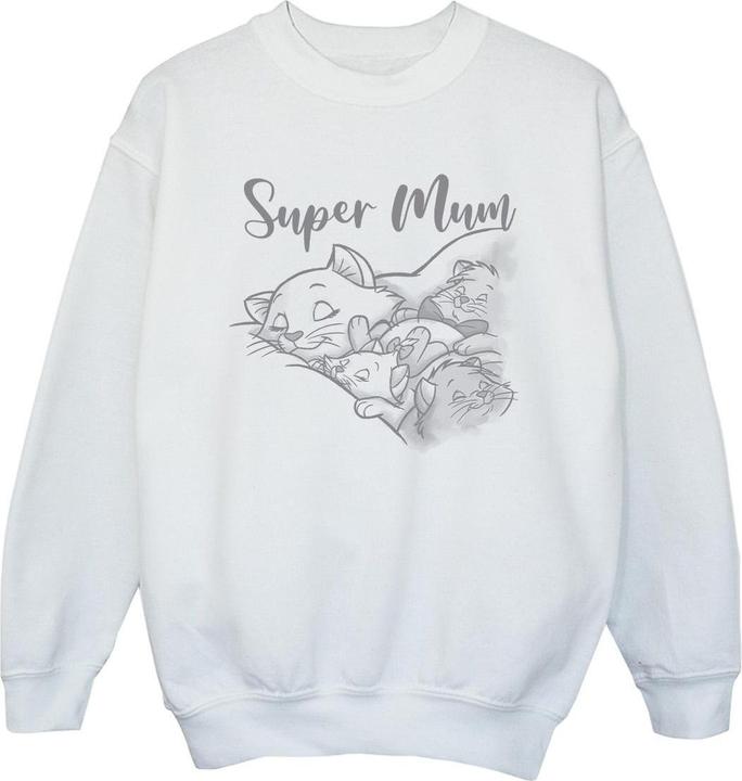 Actual product image Disney Girls The Aristocats Marie Super Mum Sweatshirt (116)