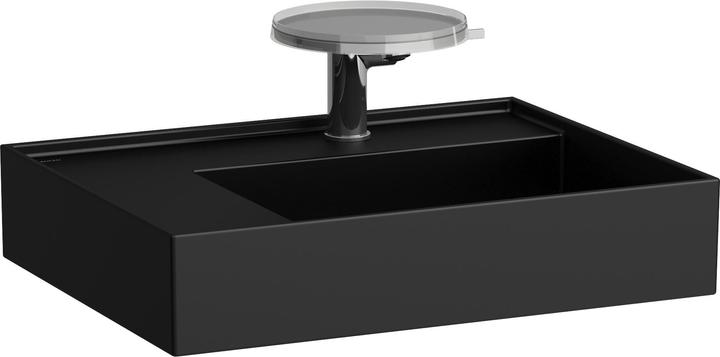 Produktbild Laufen Kartell Waschtisch, Ablage links, 2 Hahnlöcher, ohne Überlauf, 600x460mm, H810335 (460 mm, 600 mm)