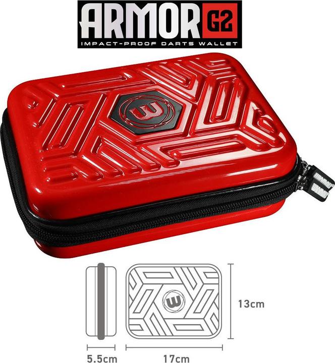 Produktbild Winmau Armor G2 Dart Case Red