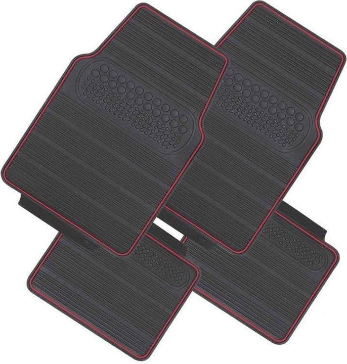 Autoserio Rubber floor mats (1 set of 4 floor mats)