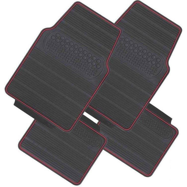 Autoserio, Autoteppich, RUBBER CAR MAT SET THM-3253/7 (1 Set à 3 Fussmatten)