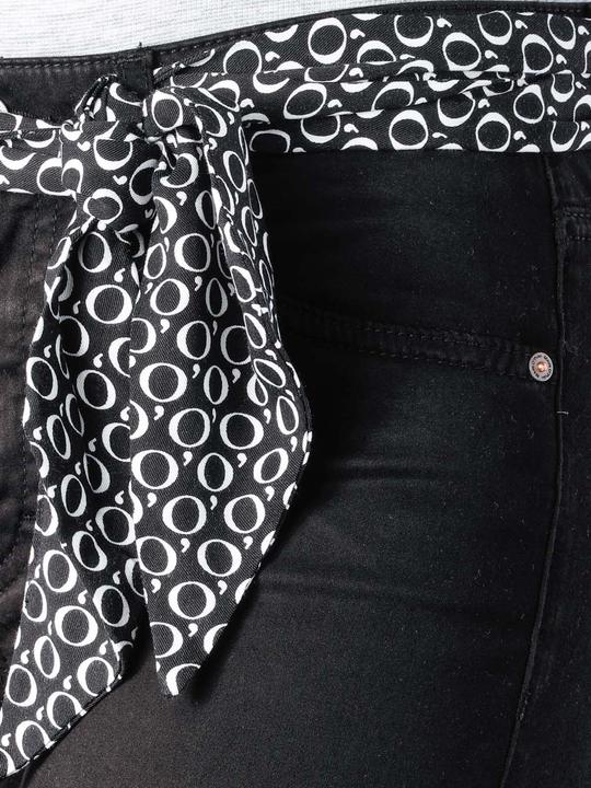 Actual product image Marc O'Polo Lulea Slim Cropped Jeans black (W27/L34)