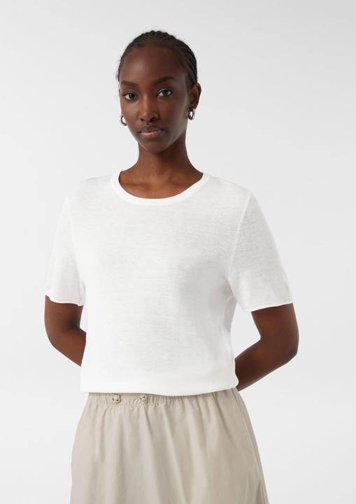 Produktbild Comma Strickpullover Semi-transparenter Strickpullover aus Viskosemix (40)