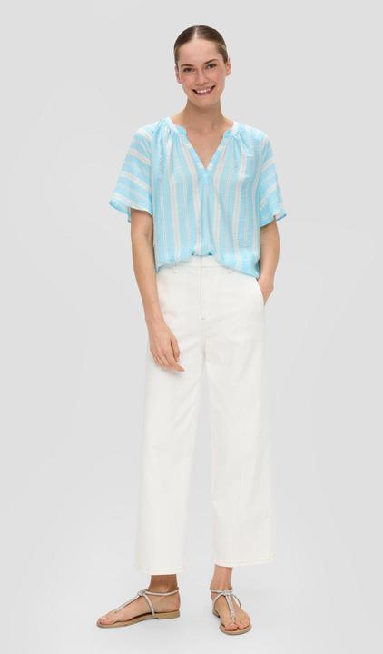Immagine prodotto s.Oliver Bluse Luftige Bluse aus Viskosemix in Crêpe-Optik (36)