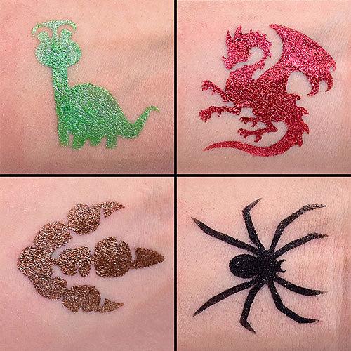 Produktbild Grimas Glitter-Tattoo Set Dinosaurier
