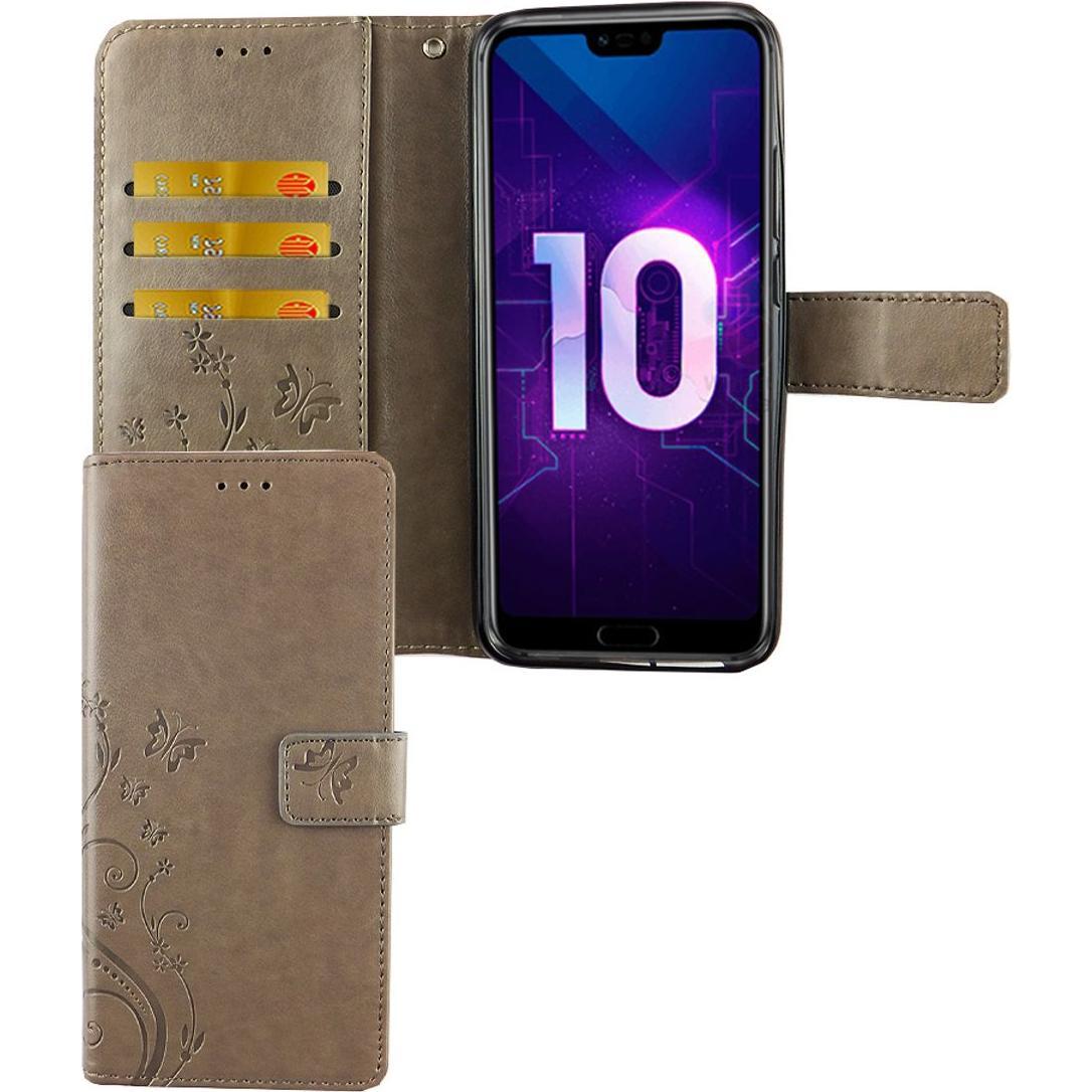 Thumbnail - König Design Hülle Handy Schutz für Huawei Honor 10 Case Cover Tasche Wallet Etui Handyhülle (Honor 10), Smartphone Hüll...