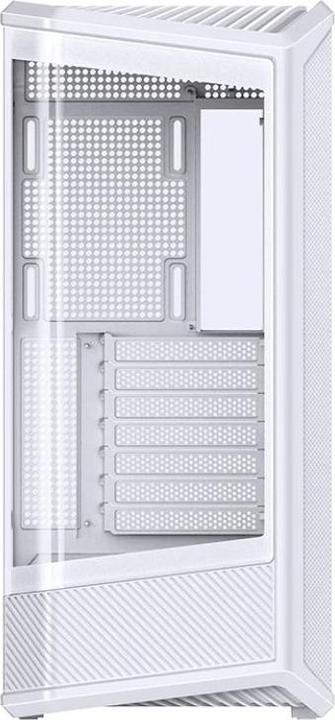 Produktbild Jonsbo D400 PC-Gehäuse, Midi Tower, ATX, Tempered Glass - weiss (ATX, mATX, Mini-ITX)