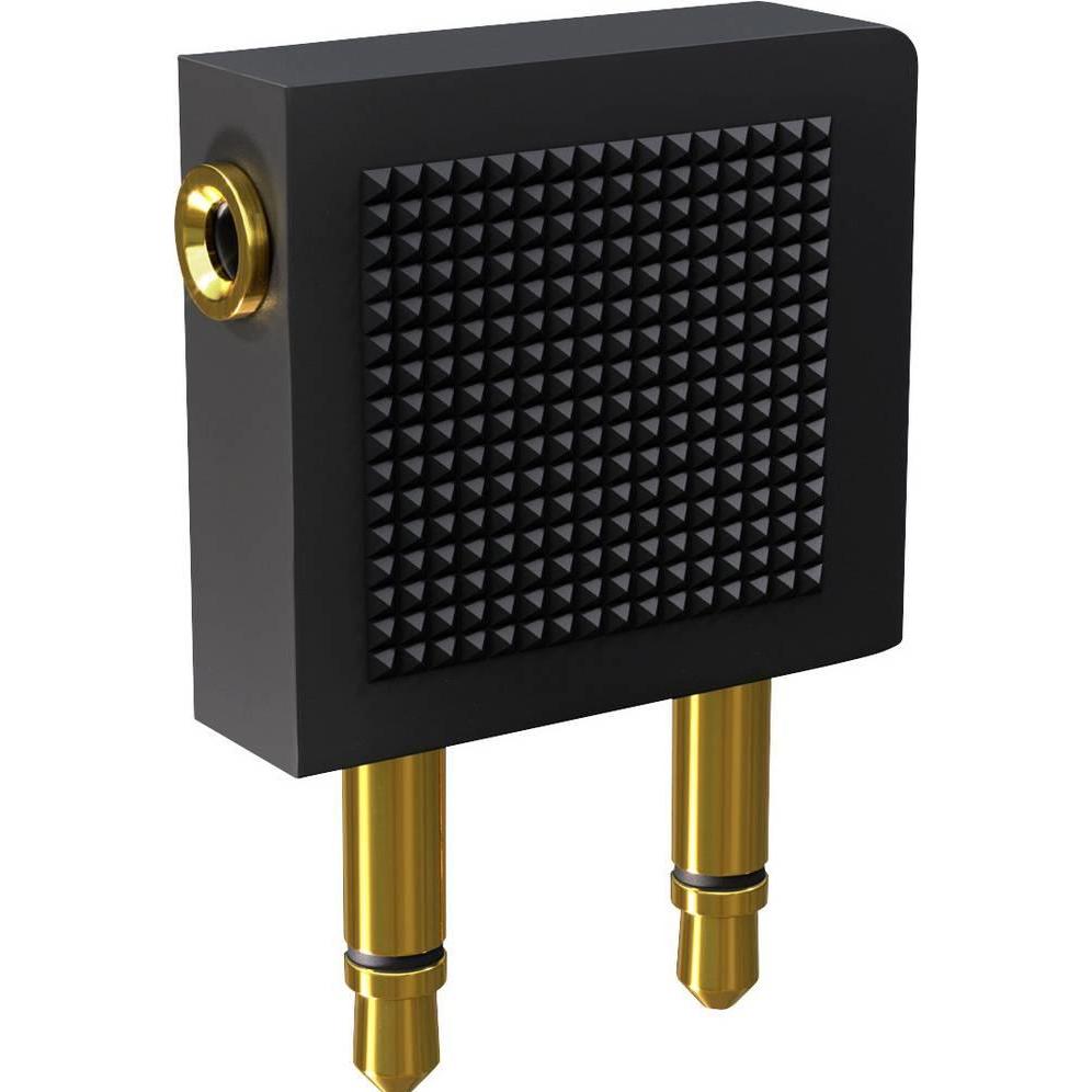 Oehlbach I-Jack Ad-Flight (Flugzeug-Adapter), Audio Adapter, Schwarz