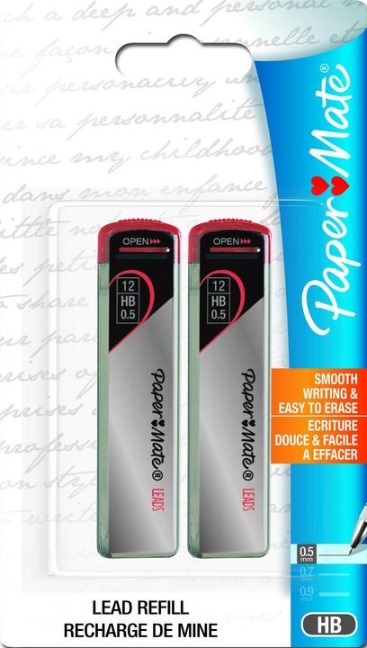 Produktbild Paper Mate PAPERMATE S0193391 Feinminen 2 Dosen à 12 Stück (0.5 HB)