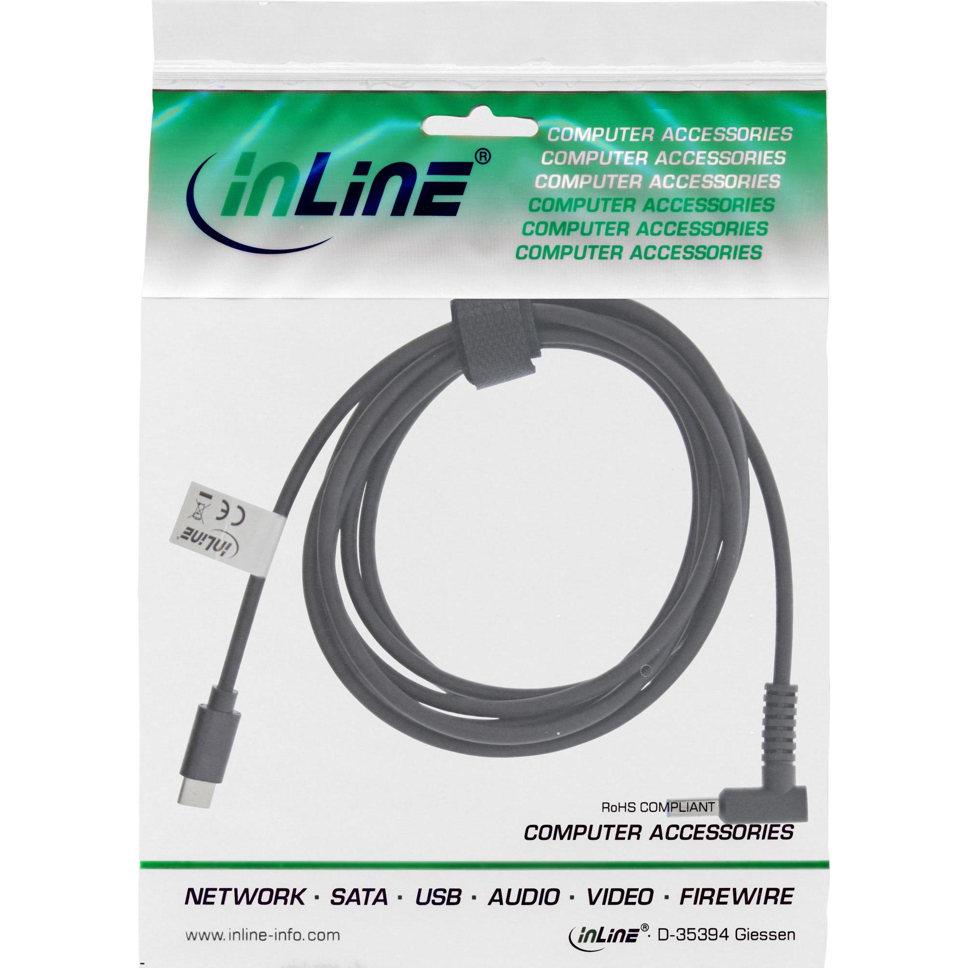 Thumbnail - InLine USB C – Dc (2 m), Stromkabel