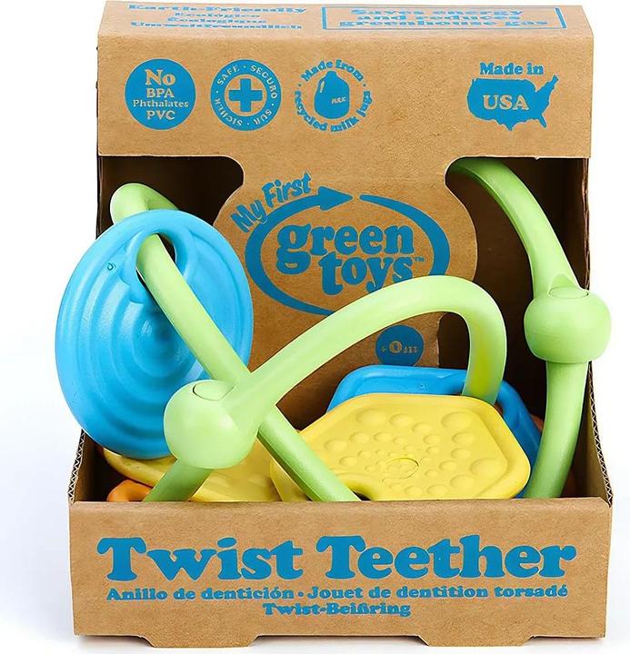 Actual product image Green Toys Green Toy Convolutional Teething Ring (6 Months)