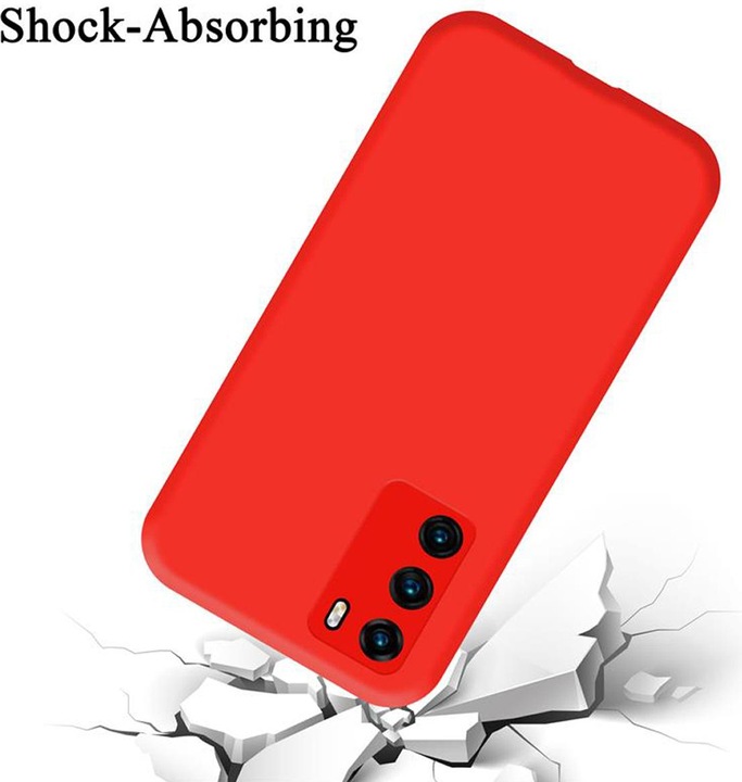 Produktbild Cadorabo TPU Liquid Silicone Case Cover (Huawei P40)
