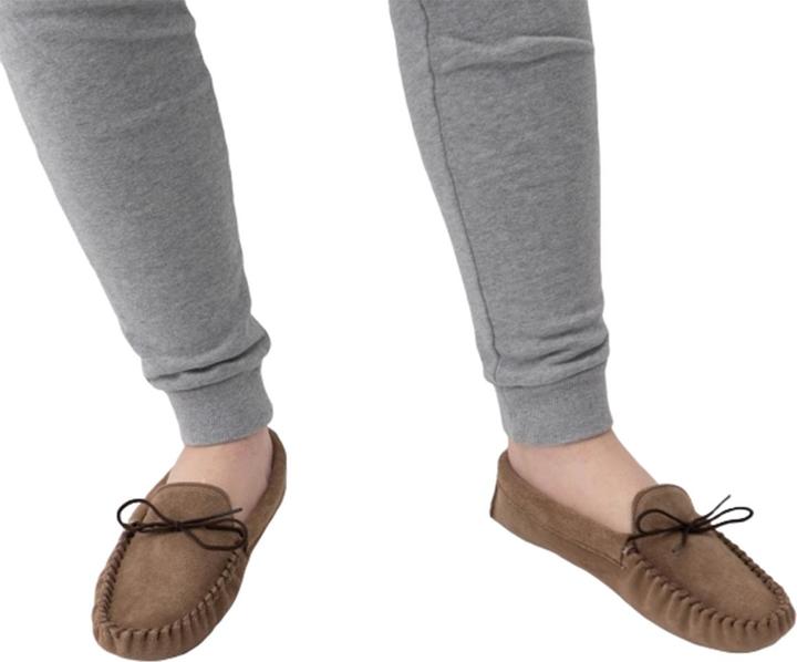 Produktbild Mokkers Jake Mokassins Hausschuhe Pantoffeln Wildleder (44)