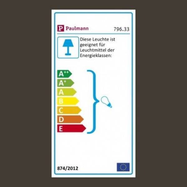 Energie-Label Paulmann Neordic Rurik (E27)