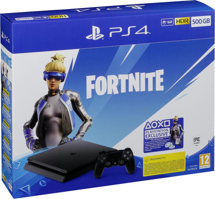 Actual product image Sony Playstation 4 Slim 500GB Fortnite Neo Versa Bundle
