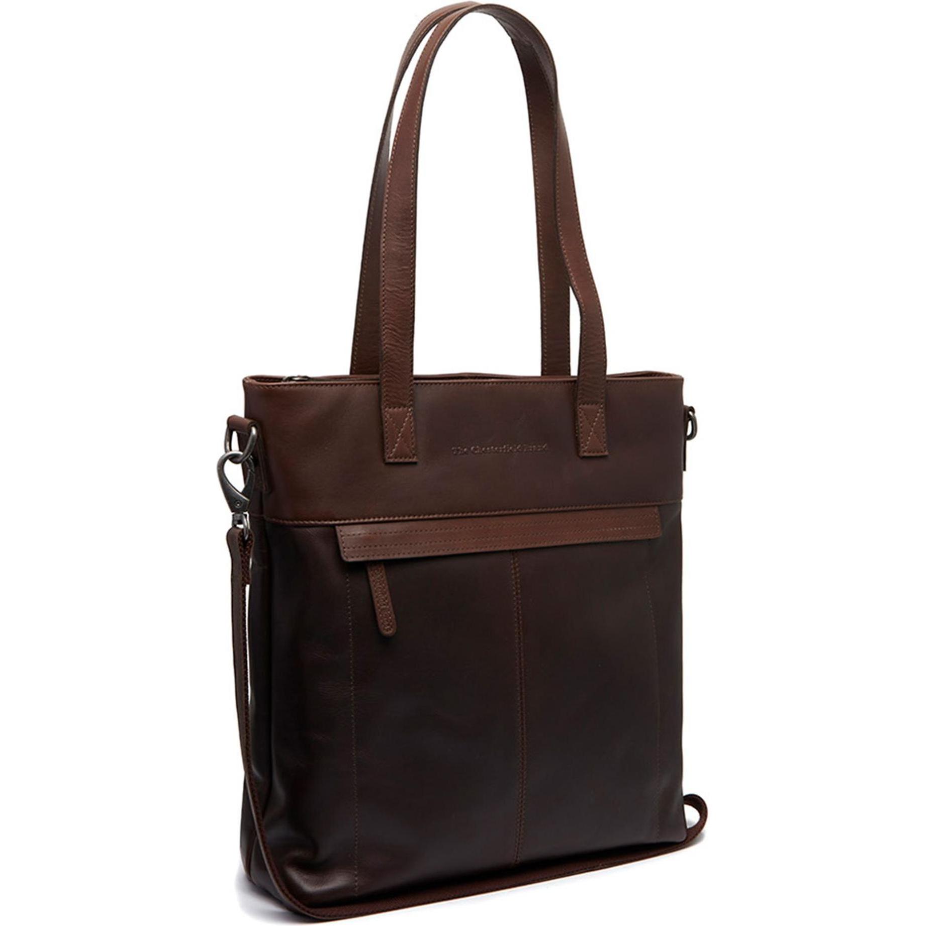 The Chesterfield Brand, Handtasche, Nunavik Schultertasche Leder 33 cm 1, Braun