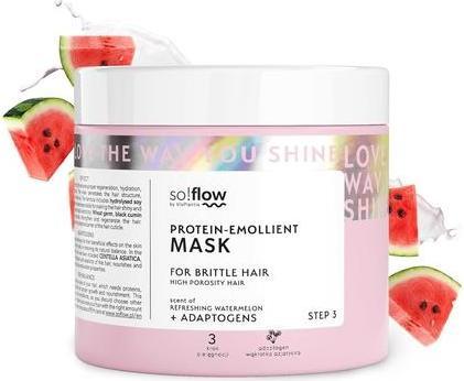 Actual product image SoFlow So!Flow Hair Mask for Porosity Regeneration with Centella Asiatica Extract - Repairs Damage for Luxu