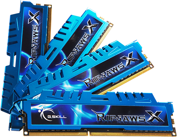 Produktbild G.Skill RipjawsX (4 x 8GB, 1600 MHz, DDR3-RAM, DIMM)