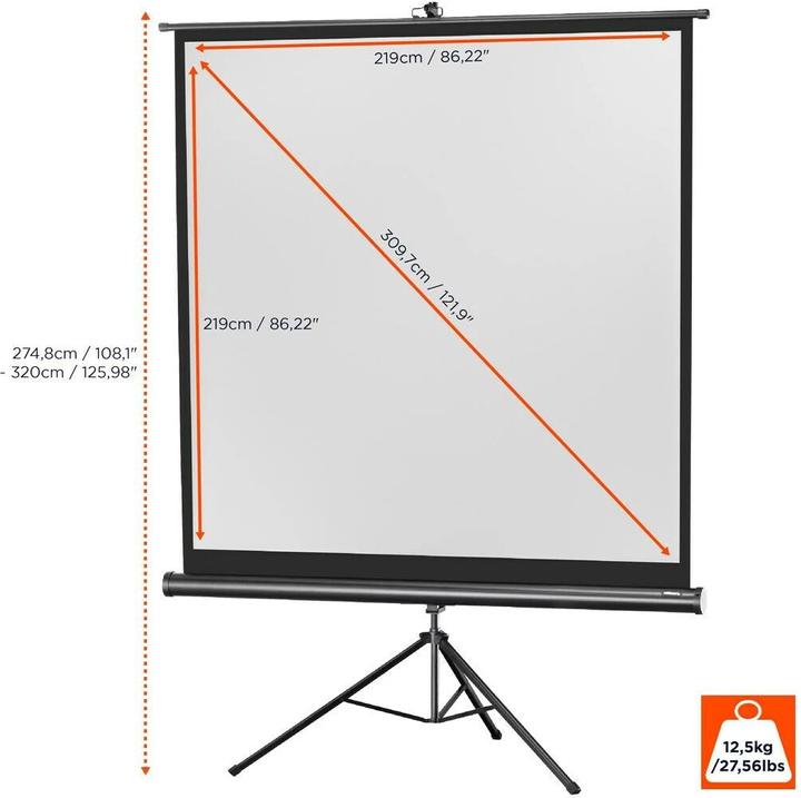 Produktbild Celexon Eco Stativ, Leinwand, 1:1 (86.22", 1:1)