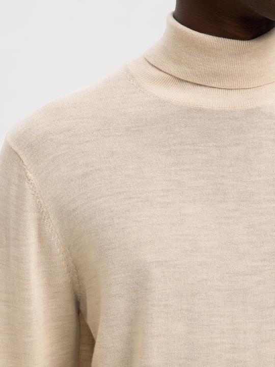 Actual product image Selected Homme Slhtray Ls Knit Merino Roll Neck Noos (XXL)