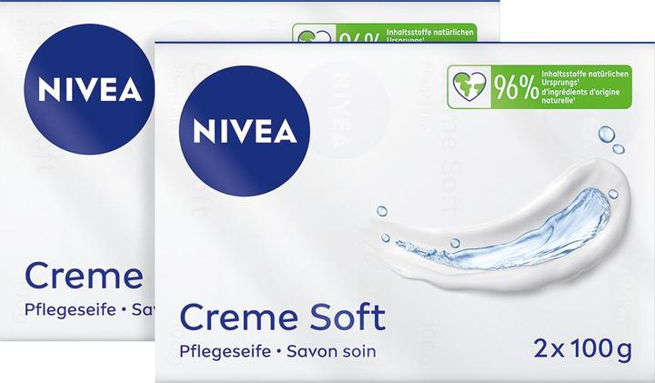 Produktbild NIVEA Creme Soft Stückseife QUATTRO (Hartseife, 400 g)
