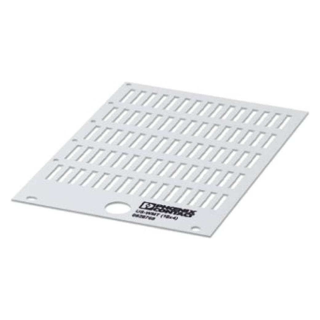 Phoenix Contact Weiss Kabelverbindung Zubehör, Phoenix Us-Wmt (18X4) - Kabelmarkierungen - Polyvinylchlorid (Pvc) - Deut