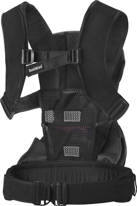 Actual product image BabyBjörn Carrier One Woven Baby Carrier, Black